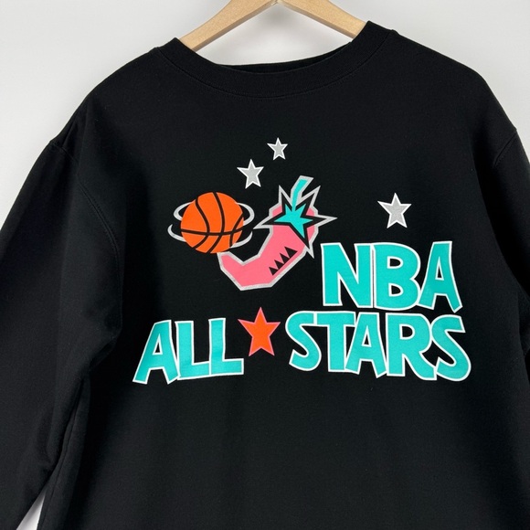 Mitchell & Ness NBA All-Stars Crew Neck Sweatshirt – Size M – Black - Picture 3 of 8